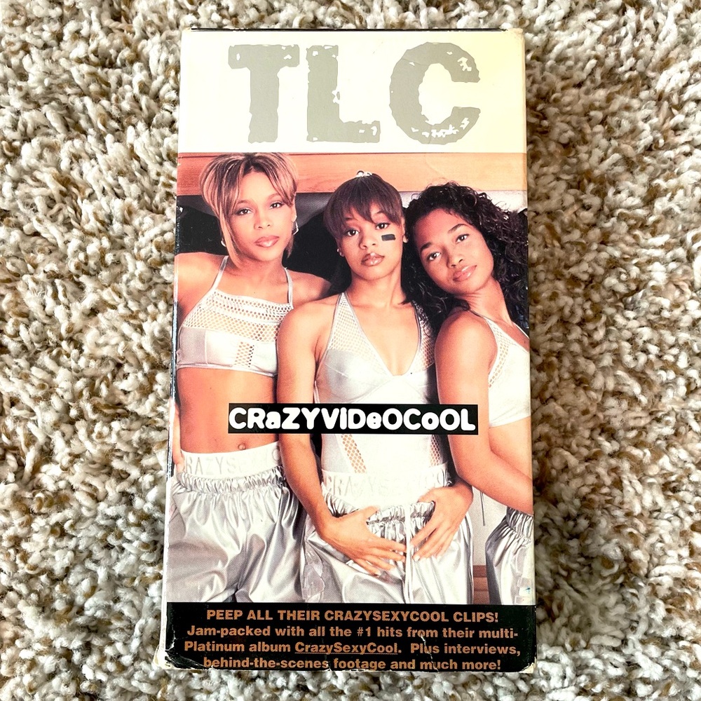 1995 VINTAGE TLC VHS CrazyVideoCool Video Tape